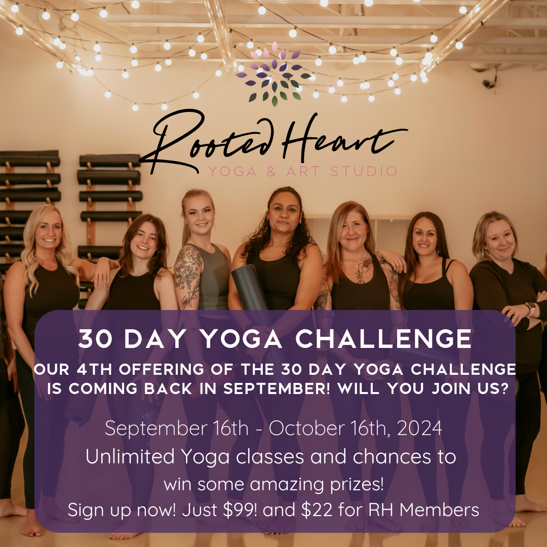 Rooted Heart Yoga Challenge Information